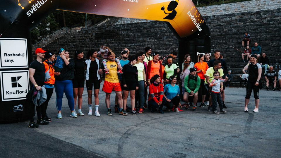 Noční běh pro Světlušku v Jihlavě 2022